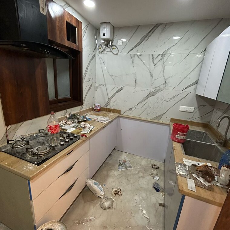 Kitchen, lajpat nagar 4 3 Bedroom 1800 Sq.Ft. Builder Floor In Lajpat Nagar 4 Delhi 10055314