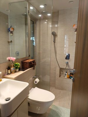 Attached Bathroom in 1 BHK Apartment at Hiranandani Zen Maple, Powai – for Rent
