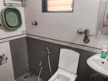 Bathroom in 2 BHK Apartment at Jay Balaji CHS, Nerul Sector 6 – for Rent