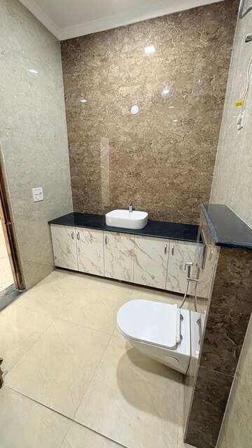 Bathroom in 3 BHK Builder Floor at Sukhdev Vihar – for Rent