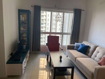 Living Room in 1 BHK Apartment at Lodha Amara, Kolshet Road – for Sale