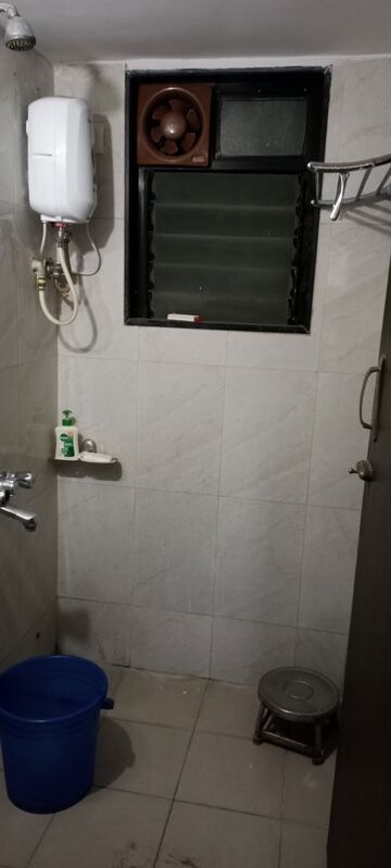 Bathroom in 1 BHK Apartment at Vrindavan CHS Worli, Worli – for Rent
