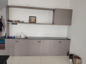 Kitchen in 3 BHK Apartment at Manbhum Around The Grove, Financial District – for Rent