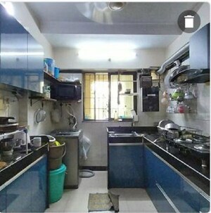 Kitchen in 3 BHK Apartment at Serenity Heights, Malad West – for Sale