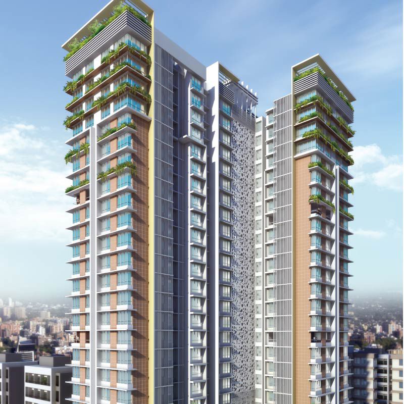 3 BHK 970 Sq.Ft. Apartment in Romell Diva