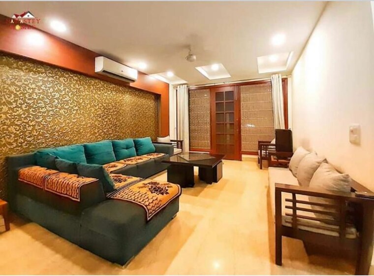 Living Room, saket 4 Bedroom 2700 Sq.Ft. Apartment In Saket Delhi 10055480