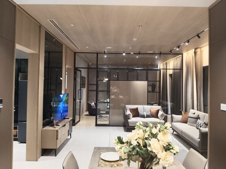 Dining area, holystico-astrana 3 Bedroom 1181 Sq.Ft. Apartment In Hadapsar Pune 10055517