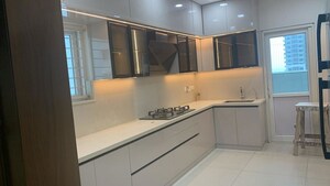 Kitchen in 3 BHK Apartment at Rajapushpa Provincia, Narsingi – for Rent