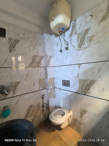Bathroom in 2 BHK Builder Floor at Saket – for Rent
