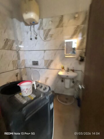 Bathroom in 2 BHK Builder Floor at Saket – for Rent