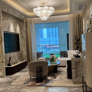 Living Room in 2.5 BHK Apartment at Andheri West – for Sale