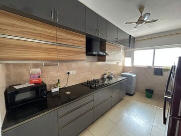 Kitchen in 3 BHK Apartment at Prestige High Fields Gachibowli, Gachibowli – for Rent