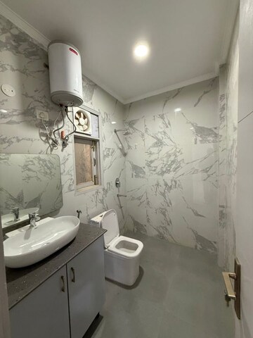Bathroom in 3 BHK Builder Floor at Saket – for Rent