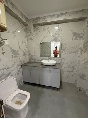 Bathroom in 3 BHK Builder Floor at Saket – for Rent