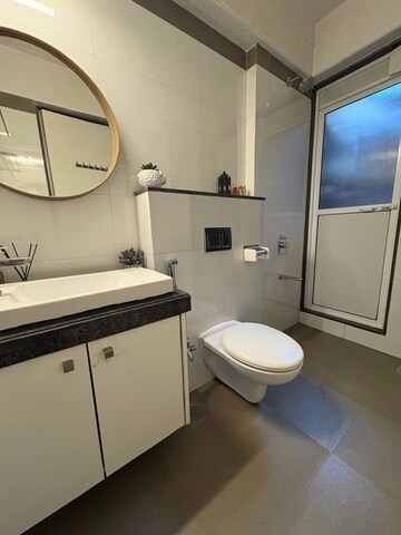 Bathroom in 2 BHK Apartment at Rustomjee Azziano Wing E, Thane West – for Rent