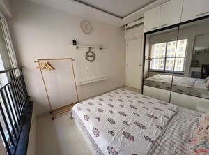 Bedroom in 2 BHK Apartment at Rustomjee Azziano Wing E, Thane West – for Rent