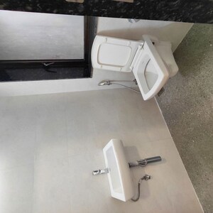 Bathroom in 1 BHK Apartment at Lalani Valentine Apartment 1 Wing D, Malad East – for Rent