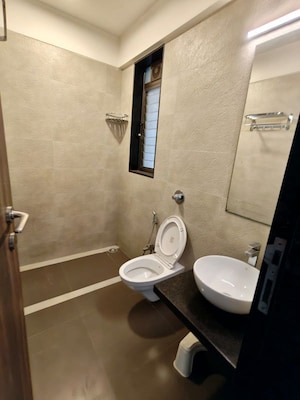 Bathroom in 3 BHK Apartment at Chembur – for Rent