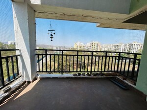 Balcony in 2 BHK Apartment at Majestique Landmark Miami, Dhayari – for Sale