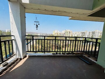 Balcony in 2 BHK Apartment at Majestique Landmark Miami, Dhayari – for Sale