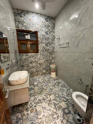 Bathroom in 3 BHK Apartment at Artique Uptown Skylla, International Airport Road – for Rent