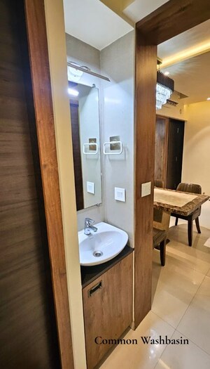 Bathroom in 2 BHK Apartment at The Wadhwa Evergreen Heights, Kalwa – for Sale
