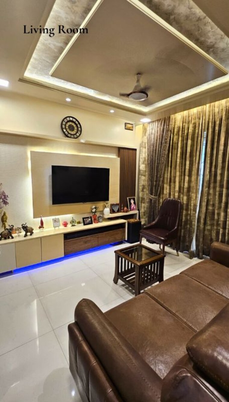 Living Room, the-wadhwa-evergreen-heights 2 Bedroom 588 Sq.Ft. Apartment In Kalwa Thane 10055823