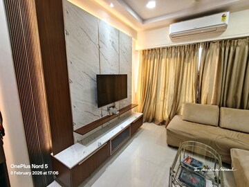 Living Room in 2 BHK Apartment at Rustomjee Azziano Wing I, Thane West – for Sale