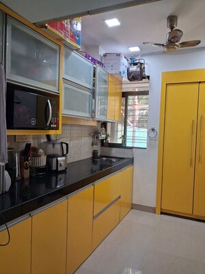 Kitchen in 1 BHK Apartment at Shiv Sai Paradise, Majiwada – for Sale