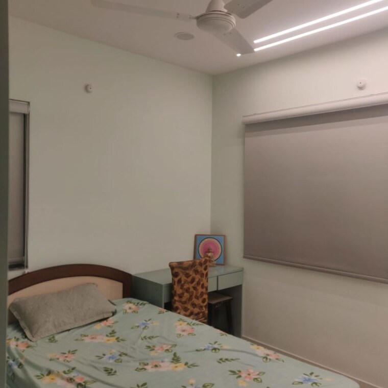 Bedroom, my-home-tridasa 2.5 Bedroom 1505 Sq.Ft. Apartment In Tellapur Hyderabad 9944283