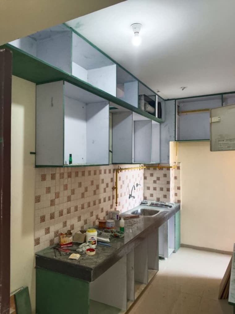 Kitchen, wave-dream-homes 2 Bedroom 808 Sq.Ft. Apartment In Wave City Ghaziabad 10055928