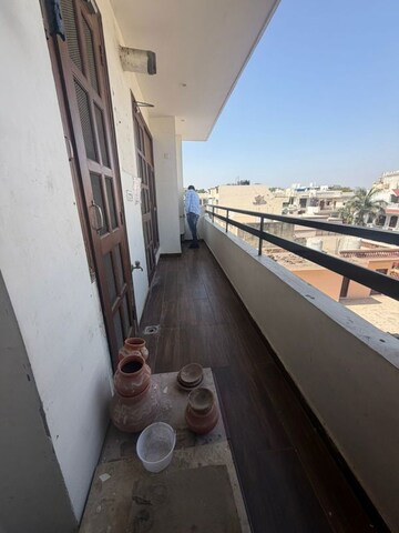 Balcony in 3 BHK Builder Floor at Sector 15 – for Rent