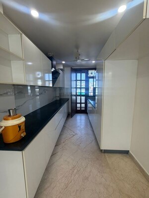 Kitchen in 3 BHK Builder Floor at Sector 15 – for Rent