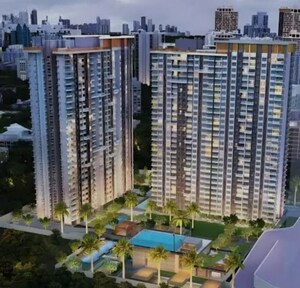 2 BHK Apartment For Rent in Courtyard by Narang Realty and The Wadhwa Group, Pokhran Road No Two