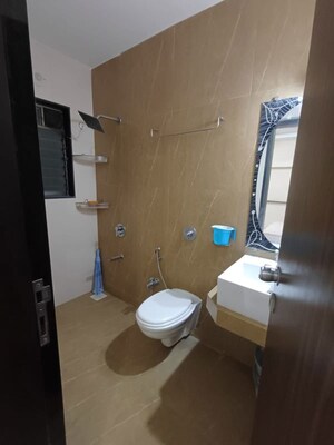 Bathroom in 2 BHK Apartment at Dosti Vihar, Samata Nagar – for Rent