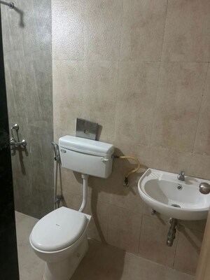 Bathroom in 2 BHK Apartment at Vishwa Vinayak Residency, Baner – for Rent