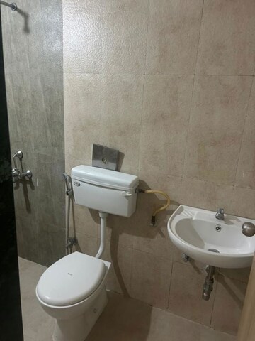 Bathroom in 2 BHK Apartment at Vishwa Vinayak Residency, Baner – for Rent