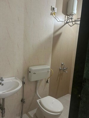 Bathroom in 2 BHK Apartment at Vishwa Vinayak Residency, Baner – for Rent