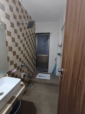 Bathroom in 2 BHK Apartment at Dosti Vihar, Samata Nagar – for Rent