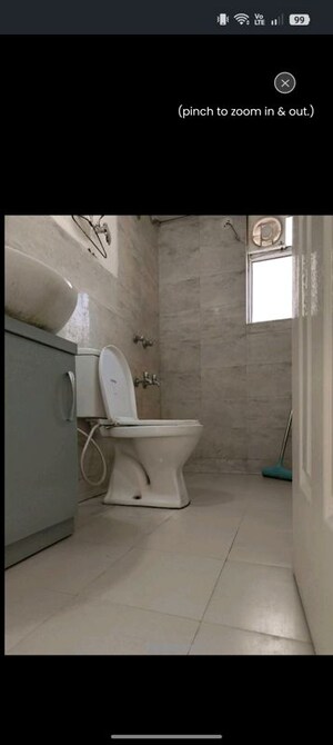 Bathroom in 2 BHK Apartment at Wave Dream Homes, Wave City – for Rent