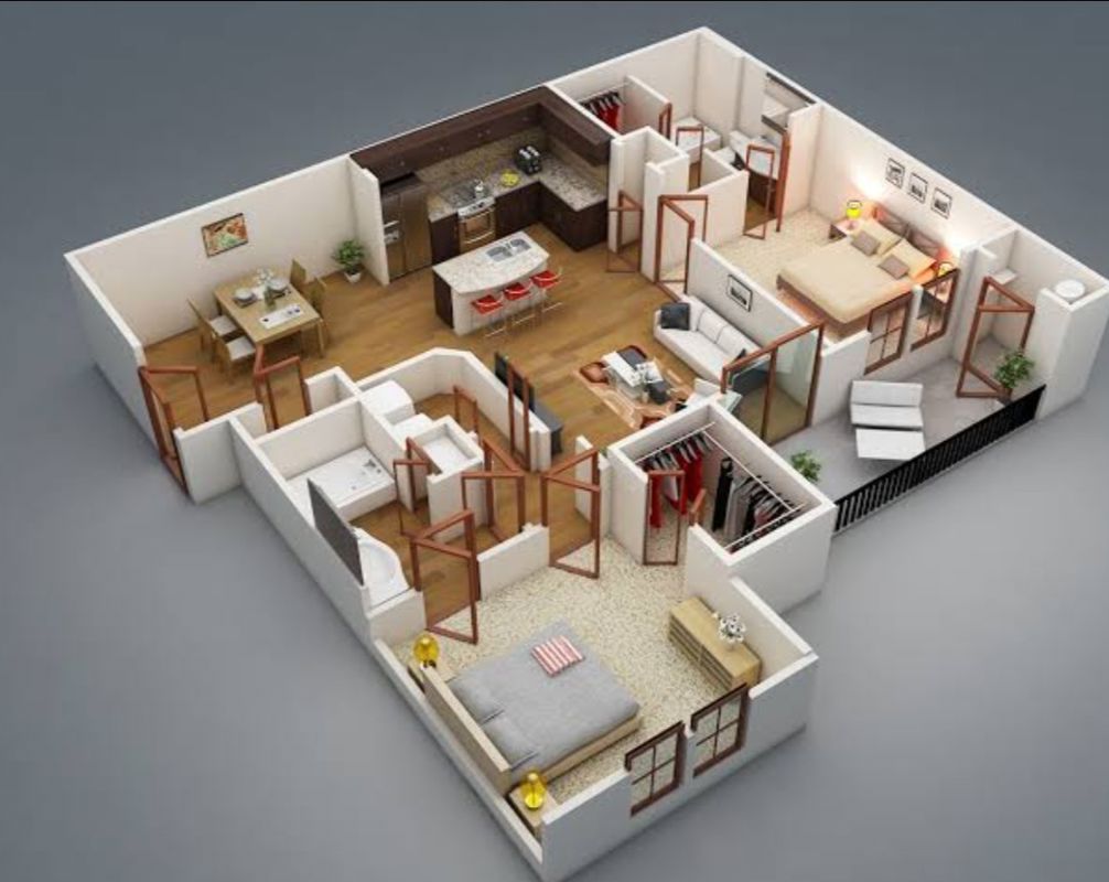 2 BHK 1100 Sq.Ft. Apartment in RWA Apartments Sector 27