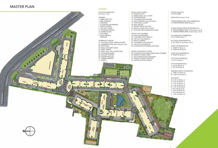 Master Plan, salarpuria-sattva-park-cubix 2 Bedroom 1082 Sq.Ft. Apartment In Devanahalli Bangalore 10056056