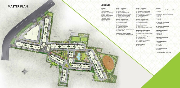 Master Plan, salarpuria-sattva-park-cubix 2 Bedroom 1082 Sq.Ft. Apartment In Devanahalli Bangalore 10056056