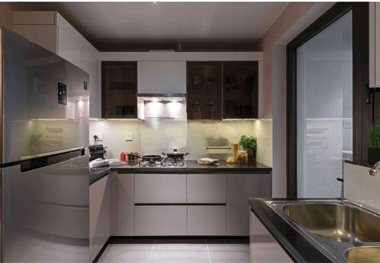 Kitchen, nishat ganj 2 Bedroom 1500 Sq.Ft. Independent House In Nishat Ganj Lucknow 10056098