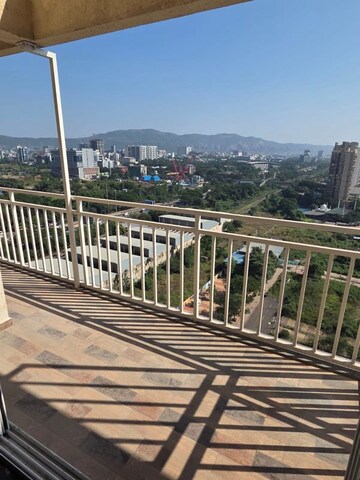 Balcony in 3 BHK Apartment at Gami Asters, Ghansoli – for Rent