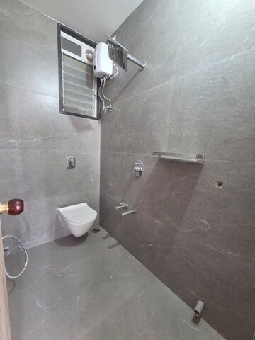 Bathroom in 3 BHK Apartment at Gami Asters, Ghansoli – for Rent