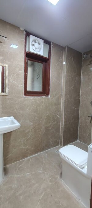 Bathroom in 2 BHK Builder Floor at Chattarpur – for Rent