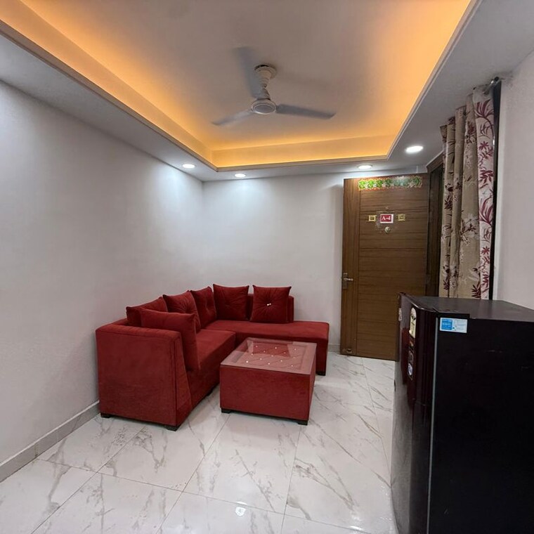 Living Room, saket 1 Bedroom 600 Sq.Ft. Builder Floor In Saket Delhi 10056250