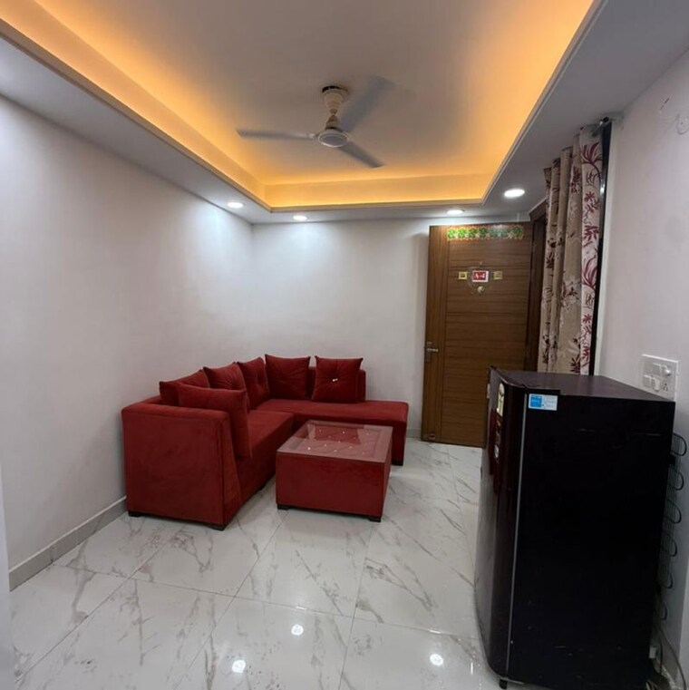 Living Room, saket 1 Bedroom 600 Sq.Ft. Builder Floor In Saket Delhi 10056250