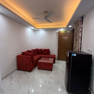 Living Room in 1 BHK Builder Floor at Saket – for Rent